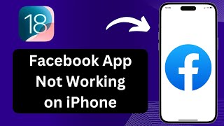 How to Fix Facebook App Not Working in iPhone iOS 18 [upl. by Kristel]