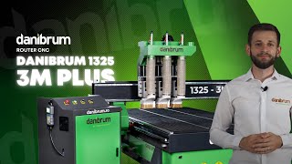 Router CNC Danibrum 1325  3M Plus  prezentare generală [upl. by Adnac]