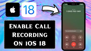 iOS 18 Enable Call Recording  Call Record On iPhone  Public Beta Feature￼ On iOS 18 [upl. by Nor61]