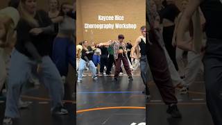 Kaycee Rice  Choreography workshop [upl. by Nairrod]