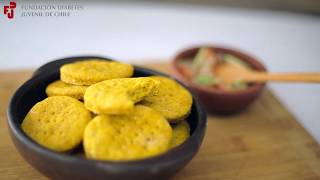 Cocina en 1 Minuto  Sopaipillas Saludables Al Horno [upl. by Rosenkrantz]