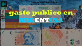 GASTO PUBLICO HISTORICO DE ARGENTINA [upl. by Sladen]