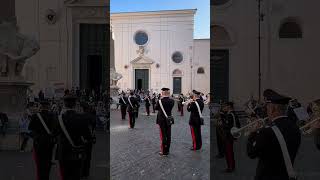 Carabinieri suonano lInno dItalia in piazza della Minerva a Roma [upl. by Gigi]