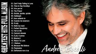 Andrea Bocelli Greatest Hits 2024 🎼 Best Songs Of Andrea Bocelli 🎼 Andrea Bocelli Full Album🎼 [upl. by Nohsyt]