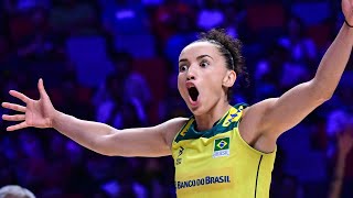 GABI GABRIELA GUIMARAES ON FIRE All points in Brasil  Japan  Volleyball Nations League 2024 [upl. by Sacksen]