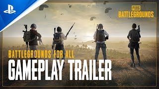 PUBG Battlegrounds  F2P Gameplay Trailer  PS5 PS4 [upl. by Ayad727]