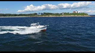 Salty Cape Review The Fortier 30 Down​ East Boat on Cape Cod [upl. by Reames]