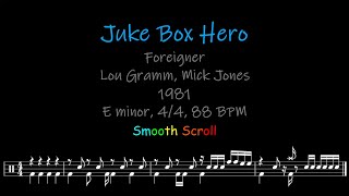 Juke Box Hero Chords Lyrics and Timing [upl. by Asir]