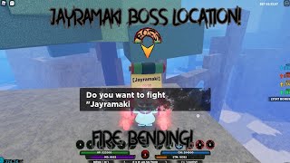 Jayramaki Boss Location HOW TO GET FIRE BENDING  Shindo Life Roblox [upl. by Cele]