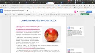 Uso del modo sugerencias en la edición colaborativa de Google Docs 2014 [upl. by Mihsah]