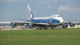 CargoLogicAir B747 GCLAA Landing  Hamburg Airport [upl. by Leaper]