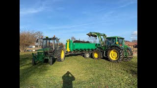 Odvoz bioodpadu John Deere 1850 [upl. by Liew]