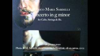 Federico Maria Sardelli  Concerto for Cello Strings amp Bc in g minor III mov [upl. by Yarrum]