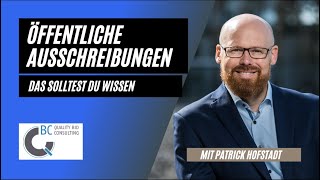 Öffentliche Ausschreibungen  Das solltest Du wissen wenn Du an Ausschreibungen teilnehmen willst [upl. by Drews910]