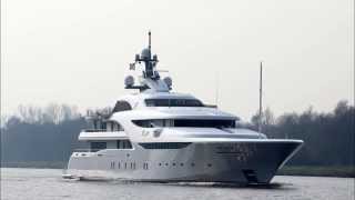 Inside GRACEFUL Yacht • Blohm Voss • 2014 • Owner Vladimir Putin [upl. by Maurilia]