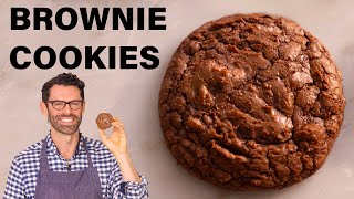 EASY Brownie Cookies Recipe [upl. by Ardien]