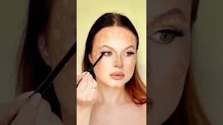 Deer Bambi makeup tutorial🦌 makeup shorts [upl. by Erdied]