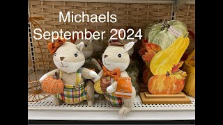 MICHAELS ARTS amp CRAFTS🍂SEPT 2024🌻SHOP WITH ME🦉FALL HOME DECOR amp MUCH MORE [upl. by Eboj]