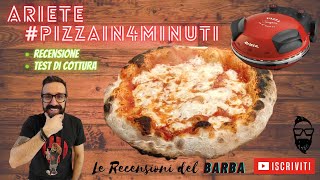 FORNO ARIETE 909 PIZZA IN 4 MINUTI  Recensione test cottura dal vivo reale [upl. by Bettzel]