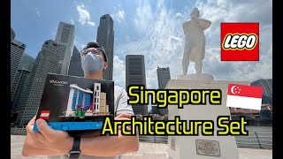 LEGO 21057 SINGAPORE ARCHITECTURE OUTDOOR BUILD AND REVIEW [upl. by Demahom]