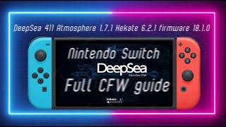 Nintendo Switch Jailbreak Atmosphere CFW 171 Hekate 621 Switch Firmware 1810 Custom Firmware [upl. by Mook]