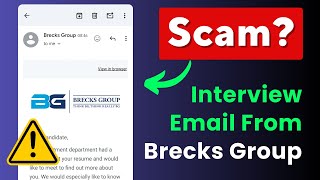 Brecks Group SCAM Email Beware of this Fake Interview [upl. by Sarette865]