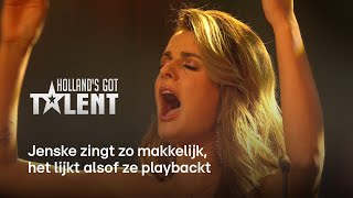 Jenske OVERTREFT zichzelf met opera stuk uit ‘The Godfather’  Hollands Got Talent [upl. by Sula455]