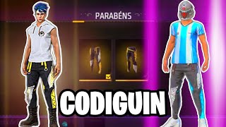 CODIGUIN INFINITO da Calça Angelical AMARELA no Free fire [upl. by Annoyk]