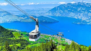 Klewenalp has the most breathtaking Lake Lucerne views 🇨🇭 Switzerland 4K [upl. by Anerroc702]