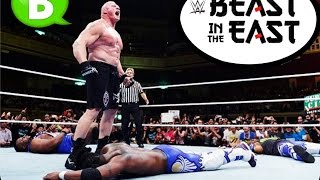 WWE Beast In The East 2015 Review Brock Lesnar amp NEW NXT Champion [upl. by Laris]