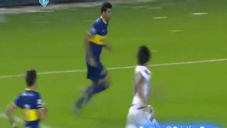 Boca 3 Godoy Cruz 0 Relato Gabriel Anello Torneo Final 2014 Los goles [upl. by Aihsram]