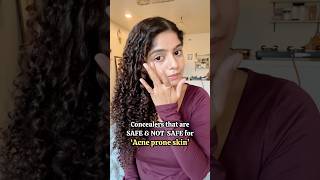 Concealers that are Acne safe amp not acne safe acnesafemakeup skincare [upl. by Riley]