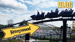 Riding the Incredible Phantoms Revenge Kennywood April 2024 Vlog [upl. by Euginomod722]