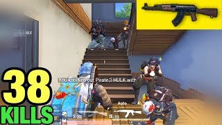 THE ULTIMATE POWER OF AKM  38 KILLS HIGH TIER  SOLO VS SQUAD PUBG MOBILE TACAZ [upl. by Aiam]