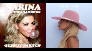 Dancin Bitch  Marina and the Diamonds amp Lady Gaga Mashup [upl. by Zzabahs]