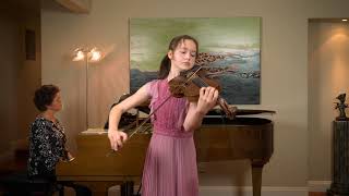 Bartok Viola Concerto  1st Movement  Pearl de la Motte  Age 14 [upl. by Irianat8]