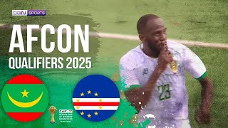 Mauritania vs Cape Verde  AFCON 2025 Qualifiers HIGHLIGHTS  111824  beIN SPORTS USA [upl. by Ahsinan]