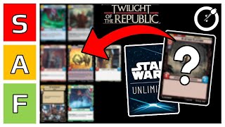 ULTIMATE Twilight of the Republic DRAFT Common Tier List [upl. by Auston]