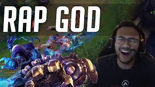 Aphromoo  THE RAP GOD  Thresh amp Blitzcrank Support [upl. by Anaujahs]