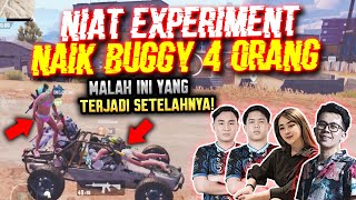 NIAT EXPERIMENT NAIK MOBIL BUGGY 4 ORANG  TAPI MALAH INI YANG TERJADI SETELAHNYA   PUBG MOBILE [upl. by Cattan600]