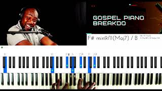 Sweet Gospel Piano Chord Progressions on the Piano [upl. by Oiruam553]