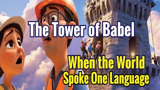 The Tower of Babel When the World Spoke One Language  Animated Bible Story [upl. by Anekam]