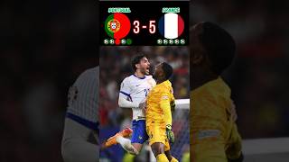 Portugal vs France 35 Penalty Shootout shorts EURO2024 football highlights ronaldo [upl. by Limaj763]