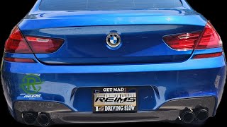 BMW 650I Valvetronic Full quotValvedquot Exhaust quot start up clip [upl. by Reppiks]