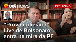 Live de Bolsonaro é tratada pela PF como prova indiciária após delação de Mauro Cid  Josias [upl. by Ronnie23]