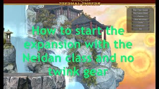 Titan Quest Eternal Embers How to start with the Neidan Class and no special gear Esoterist [upl. by Icyac830]