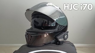 HJC i70 Helmet Review  One Year Update [upl. by Ilhsa]