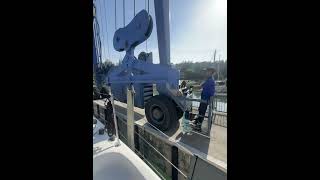 Rebak Island Marina Langkawi Seaspray Yacht Sales haul out video [upl. by Siladnerb]