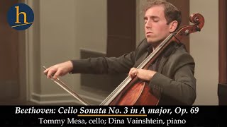 Beethoven Cello Sonata No 3 in A Op 69  Thomas Mesa cello Dina Vainshtein piano [upl. by Asin]