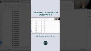 CÓMO CALCULAR LA VARIANZA EN EXCEL PARTE 3 [upl. by Bertero]